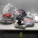 Suhine 72 Pcs Homeless Care Package Supplies Bulk Winter Emergency Blanket Glove Beanies Scarves Sock Drawstring Bag Unisex (Warm Color)