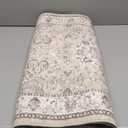 Washable 2x8 Hallway Runner Rug: Vintage Water Resistant Kitchen Entryway Rug Ultra Soft Living Room Bedroom Carpet with Non Slip Backing Indoor Low Pile Floor Mat for Bathroom Dining Room(2x8,Beige)