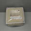 Lush Decor Ella Ruffle Lace Bedspread, 3 Piece Set, King, Neutral - Cute Bed Set - King Bedding - Beige Bedding - Coquette Decor - Neutral Ruffle Trim - Beige Lace Trim