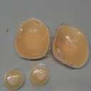 Niidor Adhesive Strapless Bra for Women Sticky Invisible Push up Silicone Bra for Backless Dress 2025 Upgraded Clasp Bras (Creme)