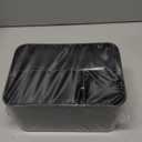 Black Shower Caddy Portable: Plastic Bathroom Caddy Countertop,Cleaning Caddy Organizer with Handle,Utility Hard Shower Basket Storage Tote for Toiletry,College Dorm Room Essential for Guys/Men