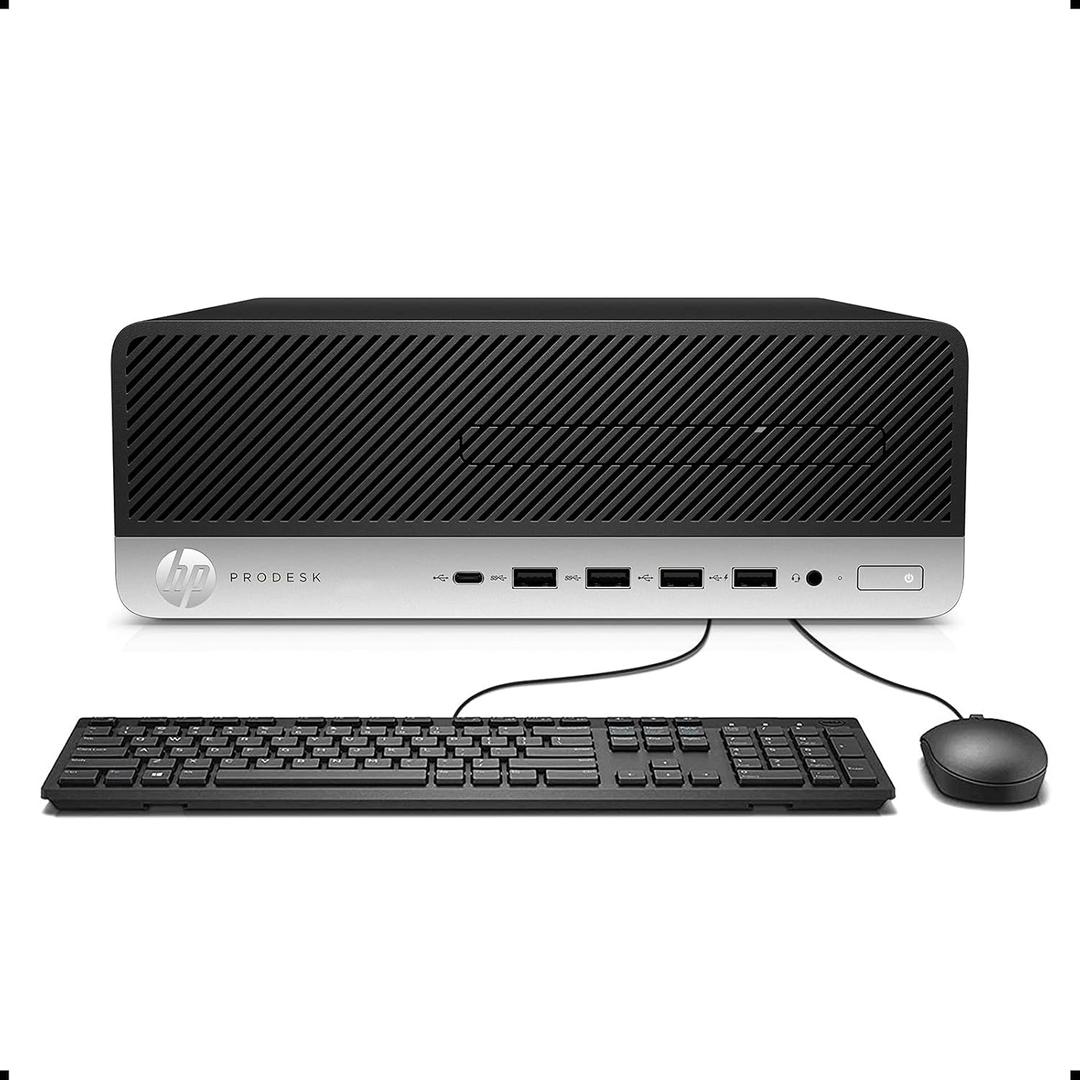 HP Business Desktop ProDesk 600 G3 SFF Computer, Intel Core i5-6500 3.2GHz, 16GB RAM, 512GB SSD, Windows 11