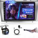 2+64G Android Radio for Toyota Camry 2007 2008 2009 2010 2011 [Non J-B-L Version], 9'' Upgrade Touchscreen for Camry Bluetooth Car Stereo, SupportWireless CarPlay Android Auto GPS WiFi FM RDS