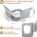 Lock Bed Sheet Holders for Corners - Bed Sheet Holder Straps Fit for All Mattress Types, Fitted Sheet Holders Keep Sheets Firm & Tight, Easy Installation Sheet Clips, Stay (4pcs, Grey)