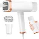 Portable Hand Held Steamer for Clothes - Foldable Steam Cleaner, Clothes Steamer 20S Fast Heat-up, Handheld Fabric Wrinkle Remover, Make Clothes Soft & Smooth (White)