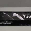 Leebein Electric Spin Scrubber, Cordless Cleaning Brush for Bathroom Shower Tub, IPX7 Waterproof Power Scrubber with 7 Brush Heads, Extendable Long Handle and 2 Speeds Scrubber for Bathtub Floor (Black)