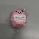 Positive Gifts for Women, Birthday Graduation Teacher Appreciation Gifts for Girls Friends Daughter Sister Teens Coworker, Emotional Inspirational Support Cheer Up Handmade Crochet Axolotl Desk Decor