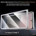 for Samsung Galaxy Z Fold 7 Case [Compatible with MagSafe], Built-in Camera Kickstand, Screen Protector & Hinge Protection, Full Body Slim & Light Magnetic Stand Phone Cover 5G, Silver