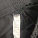 Men Elastic Waist Hiking Pants Drawstring Lightweight Solid Color Trousers Soft Loose Fit Sweatpants with Pockets (S, Black)