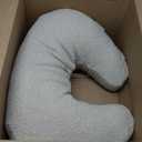 Boppy Nursing Pillow - Ergonomic Bottle & Breastfeeding Pillow with High, Firm, Large Area, Water-Repellent Cushion with Washable Cover; Baby Safety Alliance Verified - Oatmeal Boucle