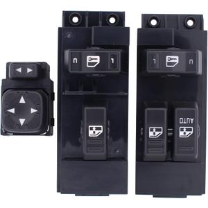 MOTOKU Front Driver Passenger Side Window Switch and Mirror Switch for Sierra Silverado 1500 2500 3500 2000-2002