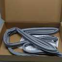 Upgraded WPW10714545 Freezer Door Gasket for Whirlpool Kenmore, 21.06 x 34.25 W10164045 Refrigerator Door Gasket fit for Maytag & Kitchen Aid Freezer Door Seal Replace Part W10191103, W10443322