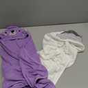 Cute Castle 2 Pack Hooded Baby Towel Rayon Made from Bamboo with 8 Washcloths - Soft Bath Towel for Bathtub for Babie, Newborn, Infant, Natural Baby Stuff Towel (Hippo and Cat)