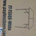 BestOffice Camping Folding 4 Foot Plastic Table, White