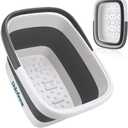 Collapsible Foot Soaking Tub, Foot Spa Bath Basin w/Acupressure Points
