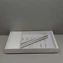 PAKETA 1 Pack Expandable Pull Out Cabinet Organizer, 21'' Deep Pull Out Drawers for Cabinets, Upgrade 3 Slide Rails Sliding Drawers for Cabinet with Adhesive Nano Film (White)