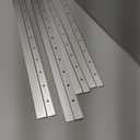 30 Inch French Cleat Picture Hanger French Cleat Heavy Duty Aluminum Z Bar Clips for Hanging Various Items, Including whiteboards, Mirrors, Photos, and More. (2 Pairs up to 200 lbs)