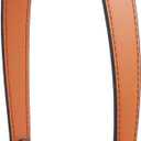 WADORN PU Leather Handbag Purse Handle, 15.7 Inch Short PU Leather Bag Strap Thin Shoulder Bag Strap Replacement Handle Strap (Orange Brown)