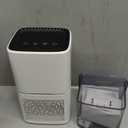 Dehumidifier, 60 OZ Water Tank, Dehumidifiers for Home, 500 sq. ft. Dehumidifier for Basement Bathroom Bedroom with Auto Shut Off, 7 Colors LED Light, Quiet Dehumidifiers with Sleep Mode (White)