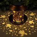 Solar Bird Feeder for Outdoors Sea Turtle Solar Lanterns Metal Waterproof Outside Wild Bird Feeders Birthday Gifts for Women Mom Grandma Outdoor Hanging Garden Decor Lights for Yard, Patio, Landscape