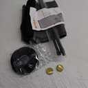 MAGZO Hanging Screen Door, Fits Door Size 24" x 80" (Curtain Size 26'' x 81''), Upgraded Fiberglass Mesh Net with Tension Rod&Hook&Loop (One Piece Can be Installed in 2 Ways), Weighted Bottom, Grey (Gray)