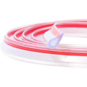 Car Door Edge Guards, Rubber Seal Protector U Shape Edge Trim Metal Edge Protection for Most Car Doors, Hatches, Lockers, Panels (5Ft, Clear)