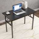 Need Computer Desk Folding Table Writing Desk/Compact Desk/Foldable Desk with BIFMA Certification, No Install Needed, Black AC5CB-100-60, 39inch