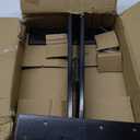 2 Pack Free Hanging T Shelf Bracket, 12"Lx2-1/2"W Granite Countertop Support Bracket, 3/8"Thick Solid Heavy Duty Steel Knee Wall Hidden Brackets, Floating Wall Mounted Computer Desk DIY Project