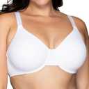 Vanity Fair Women's Beauty Back Smoothing Minimizer Bra, Minimizes Bust Line up to 1.5", Non Padded Cups up to H (34H)