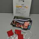 Halloween Toss Game Banner with 3 Bean Bags Scary Clown Toss Banner Halloween Carnival Party Throwing Game for Kids Adults Trick or Teat Circus Party Favors Supplies