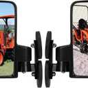1 Pair Universal Tractor Mirrors Strong Magnetic Side View Mirrors for Tractors Forklifts Movers Golf Carts 114LB Left Right 7" x 5"