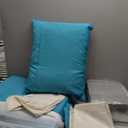 downluxe 19x19 Outdoor Chair Cushions, Waterproof Fade Resistant Patio Furniture Cushions with Handle & Removable Cover, Deep Seat Outdoor Cushions for Sofa, Couch and Patio Chairs, Teal