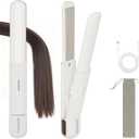 Straightener Irons|Rechargeable Hair Iron,30-Minute Auto Shut-Off,Mini Compact Portable Hair Iron,(White)-This Model Requires a USB Cable to Operate (No Built-in Battery)