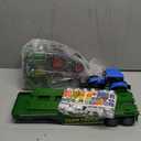 Large Flatbed Semi Truck, 25.6 Large Farm Truck Toy with 2 Tractors, Friction Powered Farm Transport Truck Tractor Toy with Light & Sound, Farm Toys Birthday Gift for Kids Aged 3-8