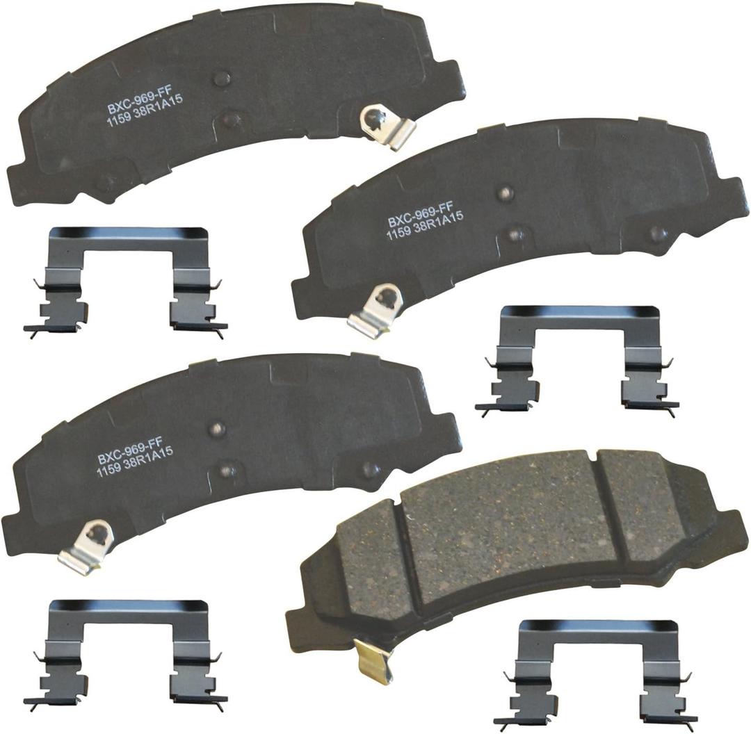 Bendix Premium SBC1159 Ceramic Front Brake Pads for Select Models Buick LaCrosse, Lucerne, Cadillac DTS, Chevrolet Impala, Impala Limited, Monte Carlo Bendix Premium SBC1159 Ceramic Front Brake Pads for Select Models Buick LaCrosse, Lucerne, Cadillac DTS, Chevrolet Impala, Impala Limited, Monte Carlo