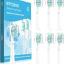 Replacement Toothbrush Heads Compatible with Philips Sonicare Electric Toothbrush,Replacement Brush Head for Replacement Heads C1 C2 G2 W 4100 HX6062/65 and More Philips Snap-on Handles
