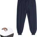 Waterproof Patient Care Trousers,Patient Care Underwear,Adjustable Incontinence Trousers,Reusable Adaptive Apparel for Bedridden,Elderly,Mobility Impaired (Long,Blue,M)