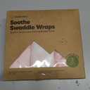 3-Pack Organic Baby Swaddle Sleep Sacks - Swaddles for Newborns, Infant 0-3 Months, Baby Girls, Boys, Soft & Snug Newborn Sleep Sack, Nursery Swaddling Blankets (Blossom, OS)