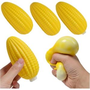 YOYOSTORE 1 Pc Corn Squishies Stress Relief Novelty Prop Tool Friends Prank Trick Anxiety Relief