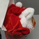 WeGuard Santa Claus Costume for Men 11pcs Set Adult Santa Suit Christmas Deluxe Velvet Xmas Cosplay Holiday Outfit, XL