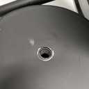 Drink Table Pedestal, Round Side Table, Drink Tables for Small Spaces, Pedestal End Table, Small Pedestal Table (Black)