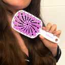 FHI Heat UNbrush Plus Curly Hair Brush for Gentle & Effective Detangling on Wet or Dry Fragile Hair Types Detangler Brush w/ 84 UltraFlex Bristles, Ultra-light, Vented, Anti Static Hairbrush