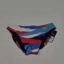 Speedo Men's Swimsuit Brief Creora Highclo Printed (34, Drift Red/White/Blue)