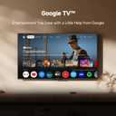Xiaomi Android TV Box S 3rd Gen, 4K UHD Google TV Box Dolby Vision Atmos & DTS:X, 2GB + 32GB Storage WiFi 6 HDMI 2.1 360 Bluetooth Remote Voice Control for Television Internet Streaming Connection
