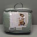 Nanko Sage Green Duvet Cover Queen Size, 3pc Boho Tufted Microfiber Bedding Comforter Cover Set, All Season Aesthetic Shabby Chic Soft Embroidery Textured Geometric Quilt Cover (90x90)
Queen Size