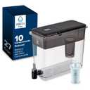 Brita UltraMax Large Water Dispenser with 1 BritaPlus Filter, 27 Cup Capacity, Black 