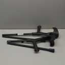 GeRRiT Foldable Forearm Crutches, Aluminum Walking Crutches, for Adults and Children with Heights 4'7" - 6'1", Supports up to 330 lbs