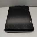 TOPWISH Portable Electric Stove,110V Electric Hot Plate Single Burner Electric Cooktop Countertop Burner with 6 Preset Functions,10 Power Levels,LED Touch Control, Child Lock &Timer