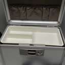 KYODOLED Locking Key Medicine Box,First Aid Key Safe Box with Lock,Key Medication Storage Lock Box for Drugs Use, 12.2'' x 7.8'' x 8.2'' White