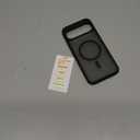 TORRAS Magnetic Shockproof for Google Pixel 10 Pro XL Case, Strong Magnet fit for MagSafe, 12FT MilGrade Protection, Slim Translucent Matte Case for Pixel 10 Pro XL with MultiColor Buttons, Black